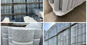 巴彦淖尔 芝麻白花岗岩挡车柱、隔离柱多少钱