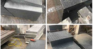 巴彦淖尔 芝麻黑地铺石材