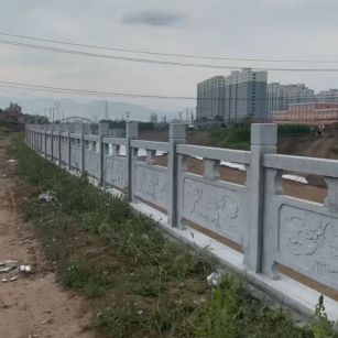 巴彦淖尔 石材河道栏杆