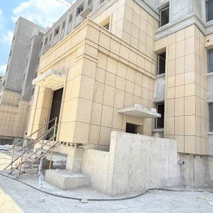巴彦淖尔 黄金麻干挂，工地实拍