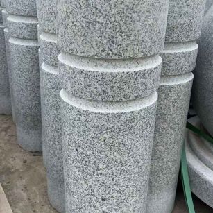 巴彦淖尔 芝麻白花岗岩挡车柱、隔离柱多少钱