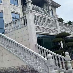 巴彦淖尔 芝麻白别墅，栏杆