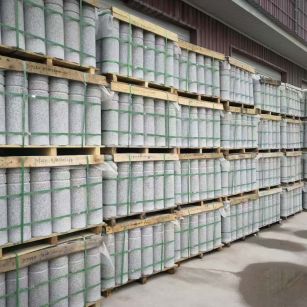 巴彦淖尔 芝麻白挡车柱、阻车桩、隔离柱