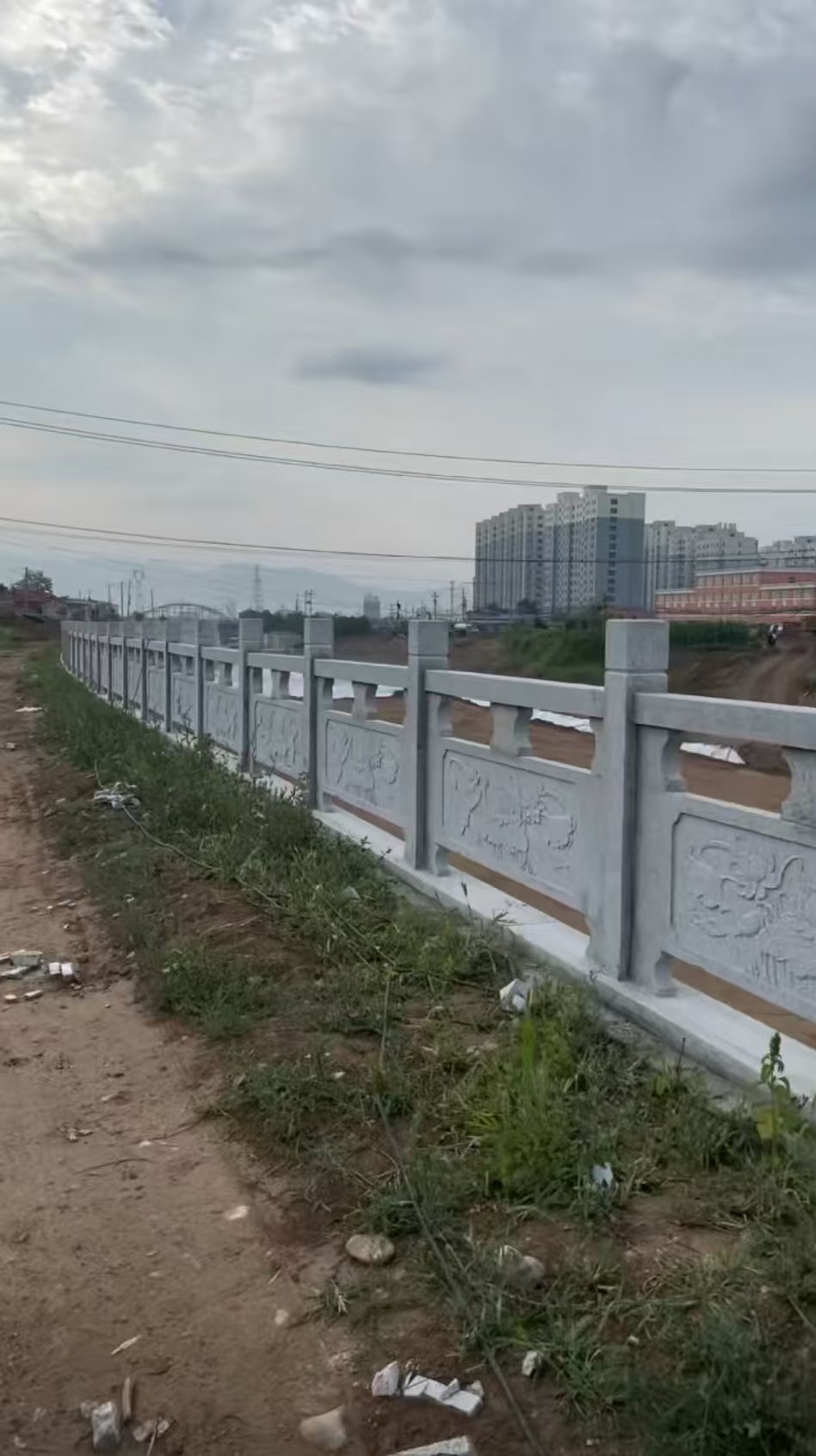 巴彦淖尔 石材河道栏杆